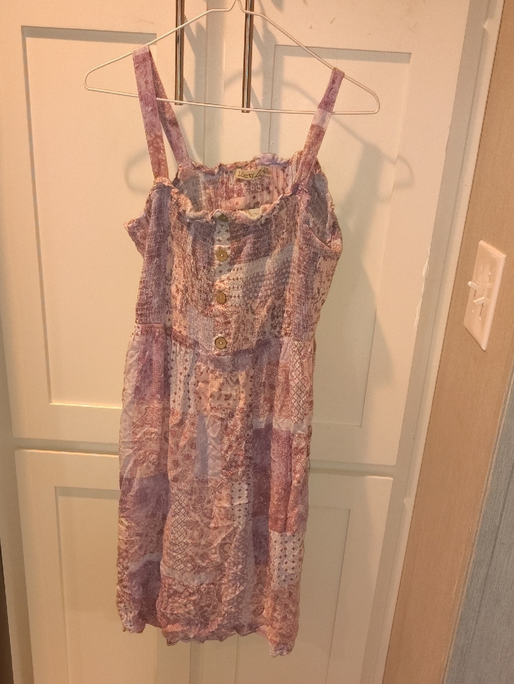 Liberty Love Lavender and Dusty Rose Floral Sundress